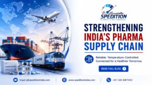 Dedicated reefer rail service connecting Hyderabad and Mumbai for pharmaceutical cargo transportation in India.