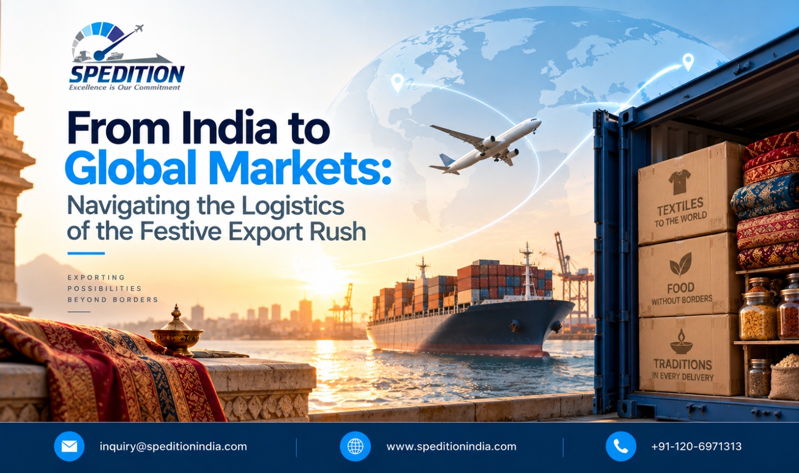 From India to Global Markets: Navigating the Logistics of the Festive Export Rush