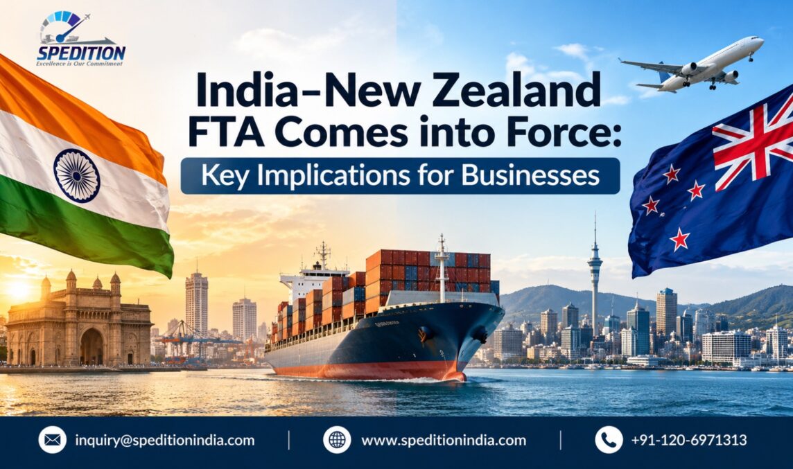 The India–New Zealand Free Trade Agreement (FTA)